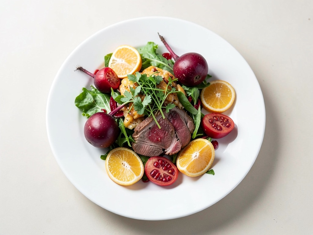 Insalata di agnello con clementine