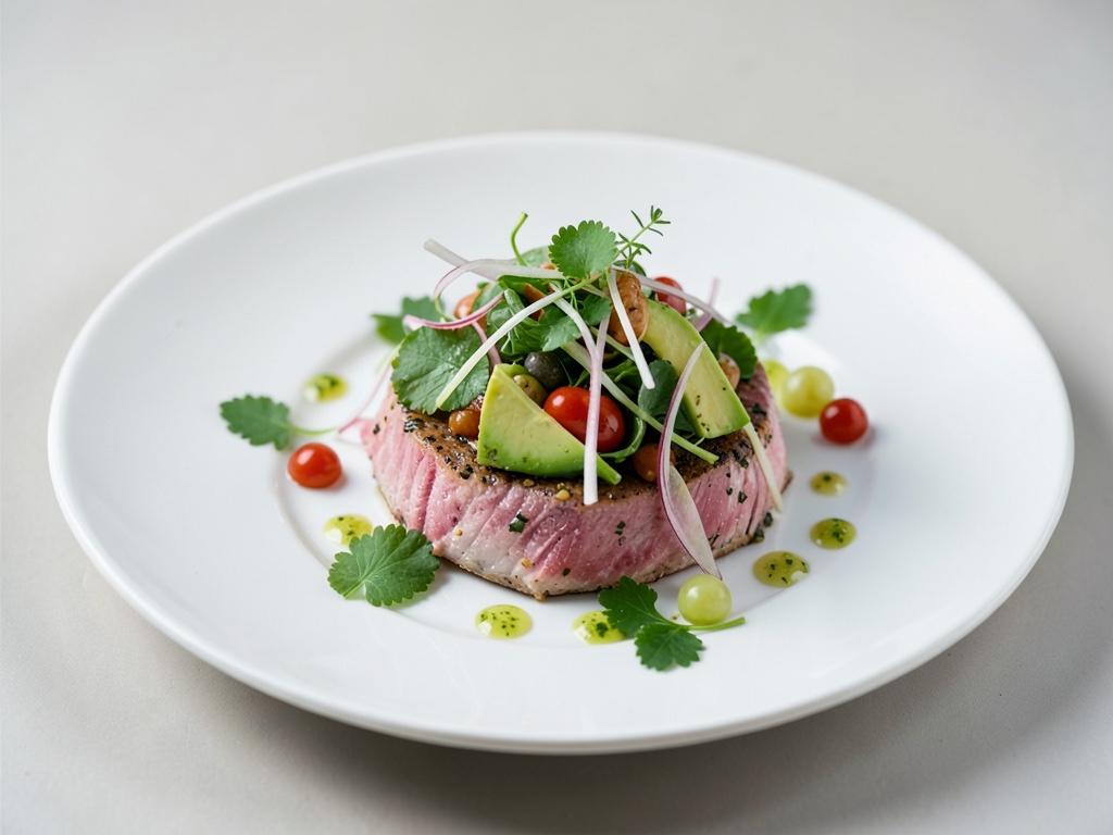 Insalata fresca di trota con finocchio, acetosella e avocado