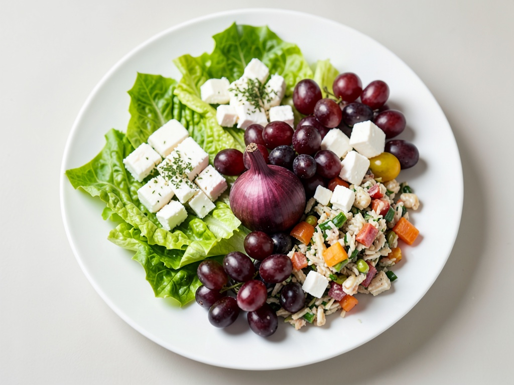 Insalata croccante con Feta e Uva