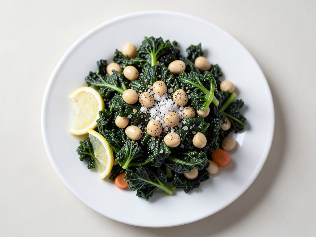 Insalata di cavolo con fagioli bianchi