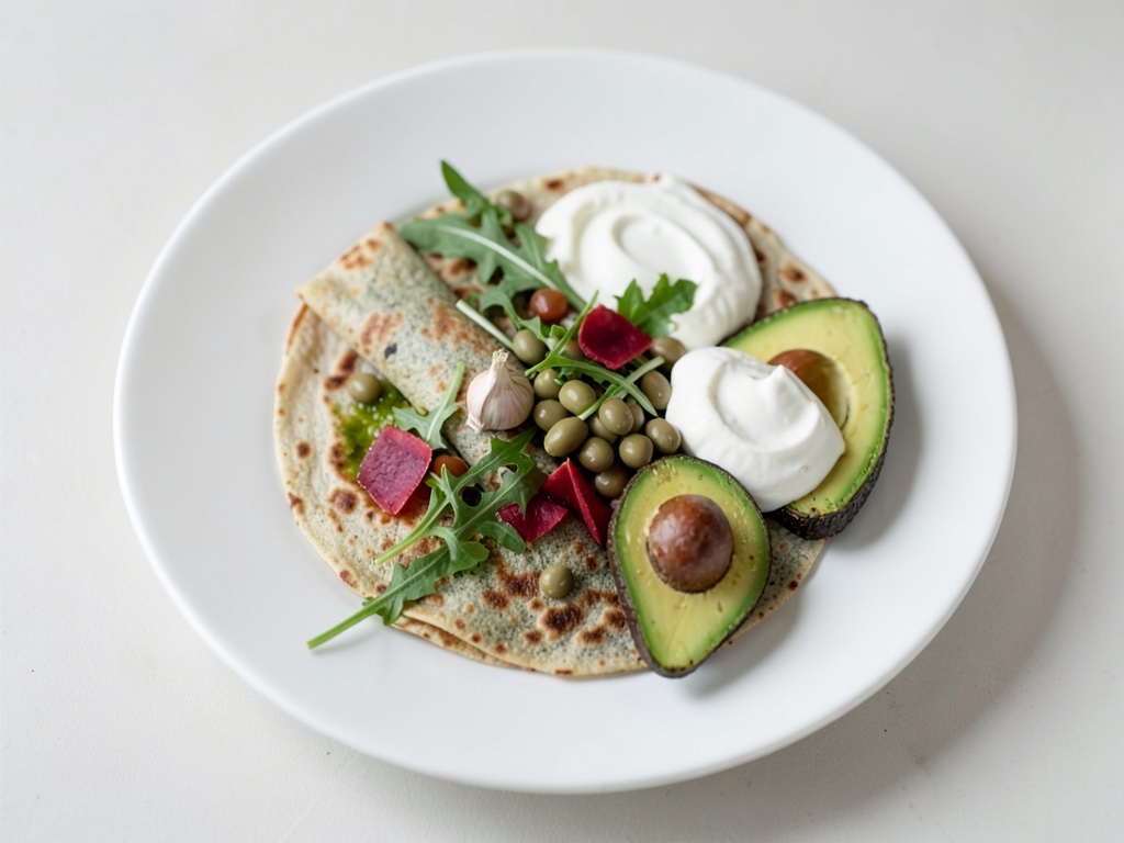 Avocado Hummus Wraps