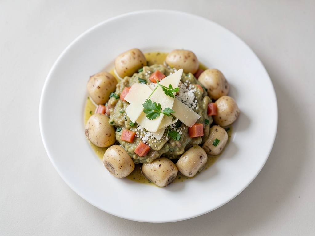 Gnocchi crujientes de salvia