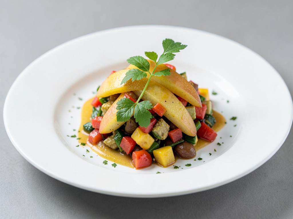 Salsa fresca di mango e pera