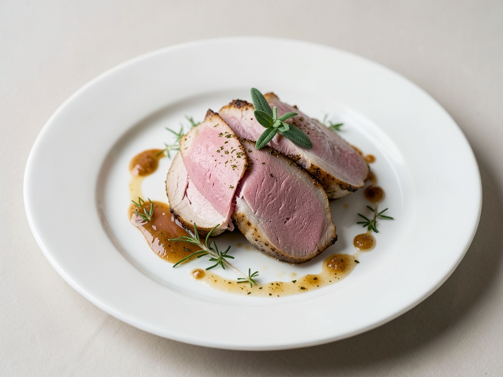 Escalope de veau classique au jambon et sauge