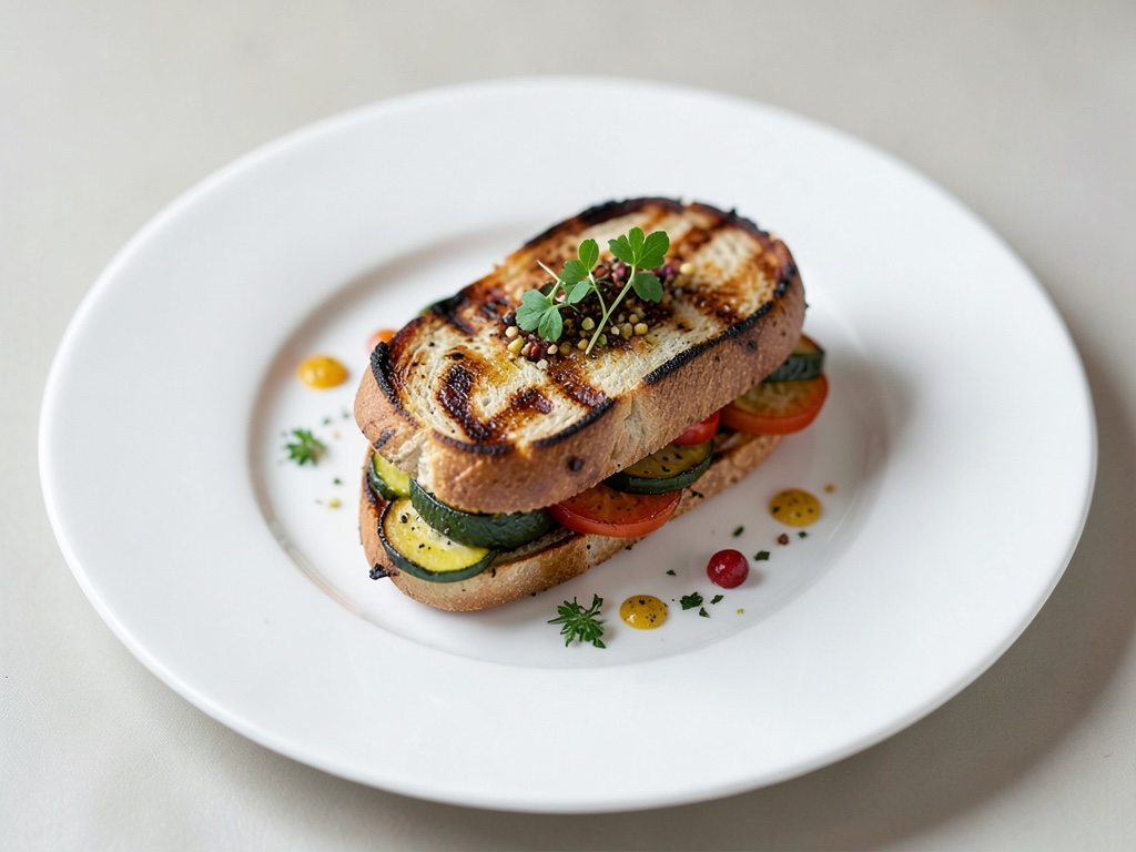 Sandwich con verdure alla griglia