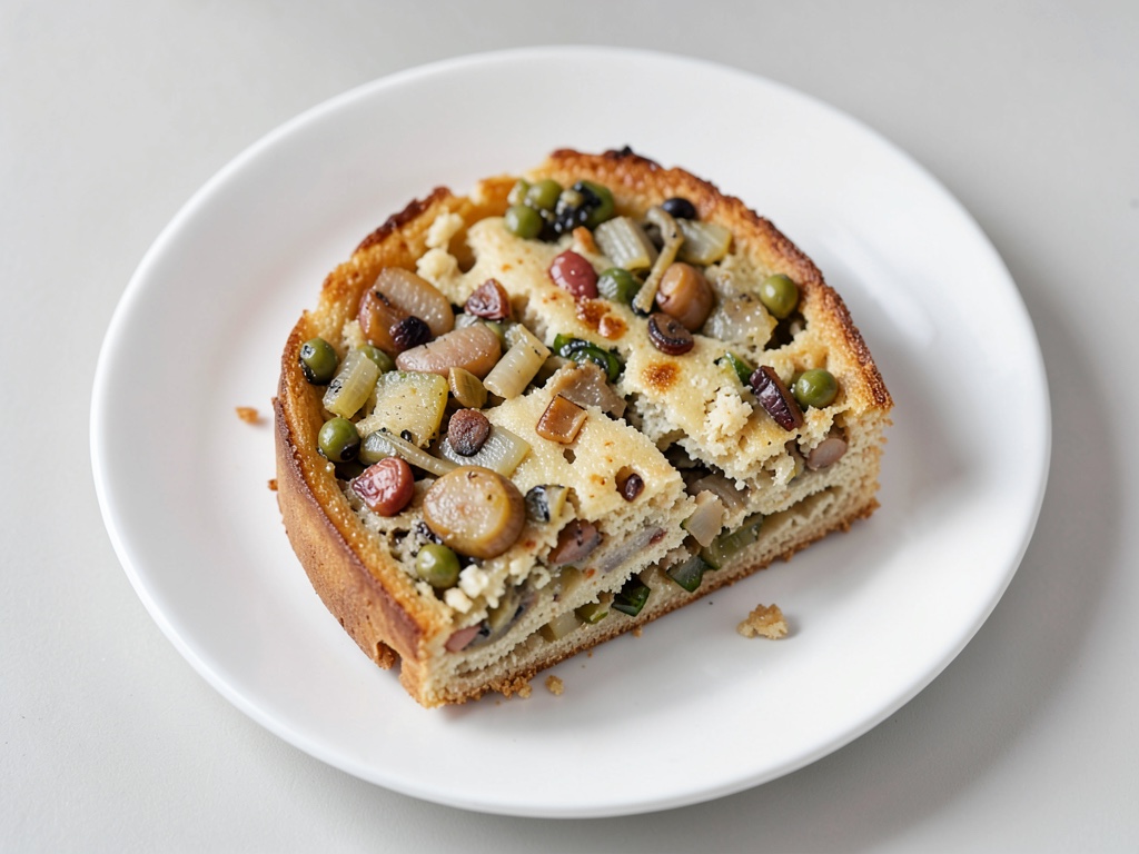 Torta salata alle acciughe e cipolle
