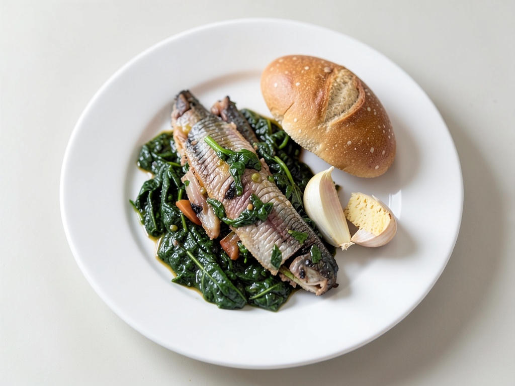 Sardine ripiene di spinaci