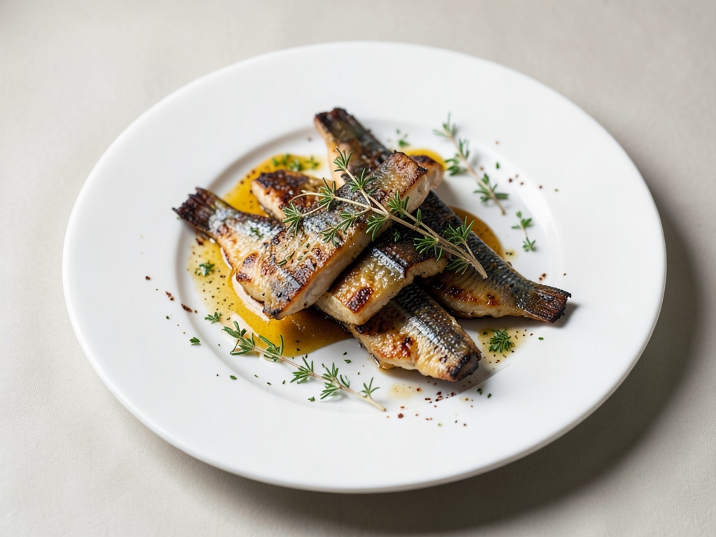Sardine alla griglia con timo