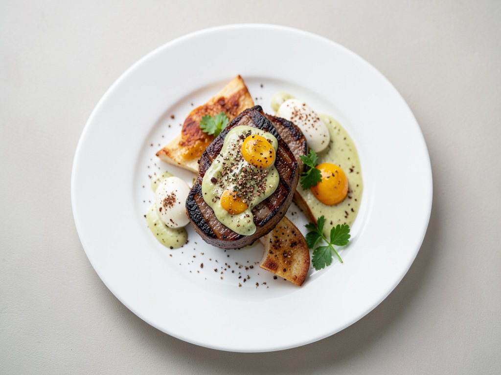 Sardine alla griglia con crema fresca all'aglio
