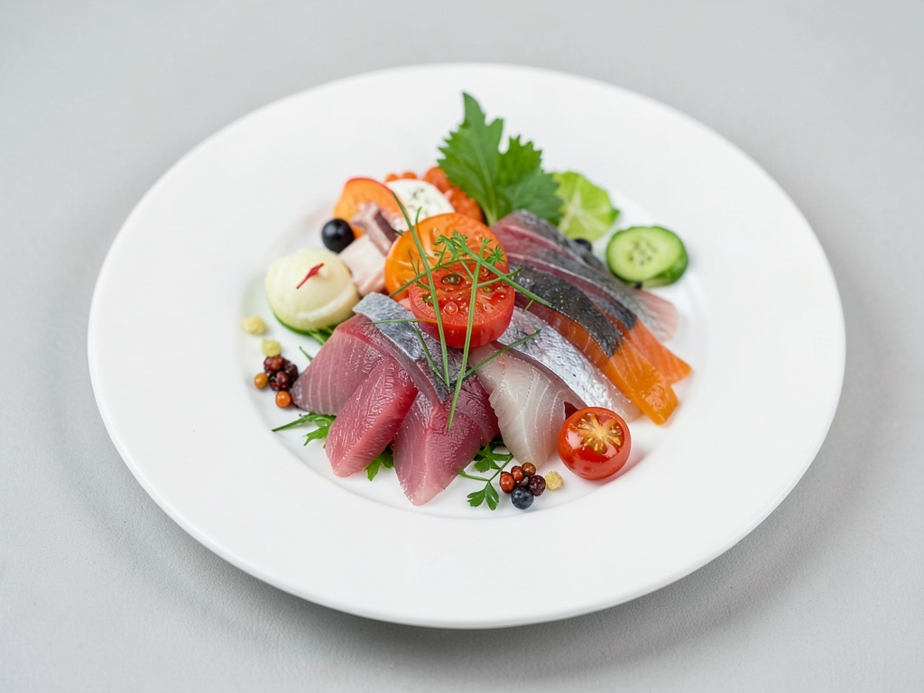 Sashimi di varie specie di pesce
