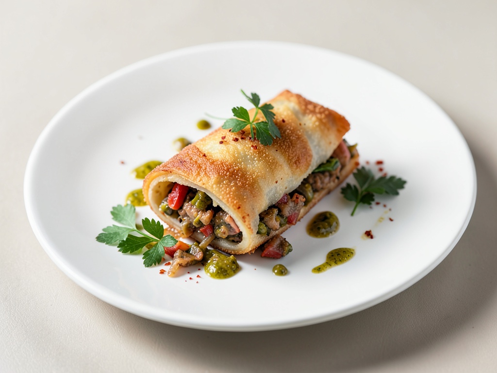 Strudel di pesce croccante con crauti