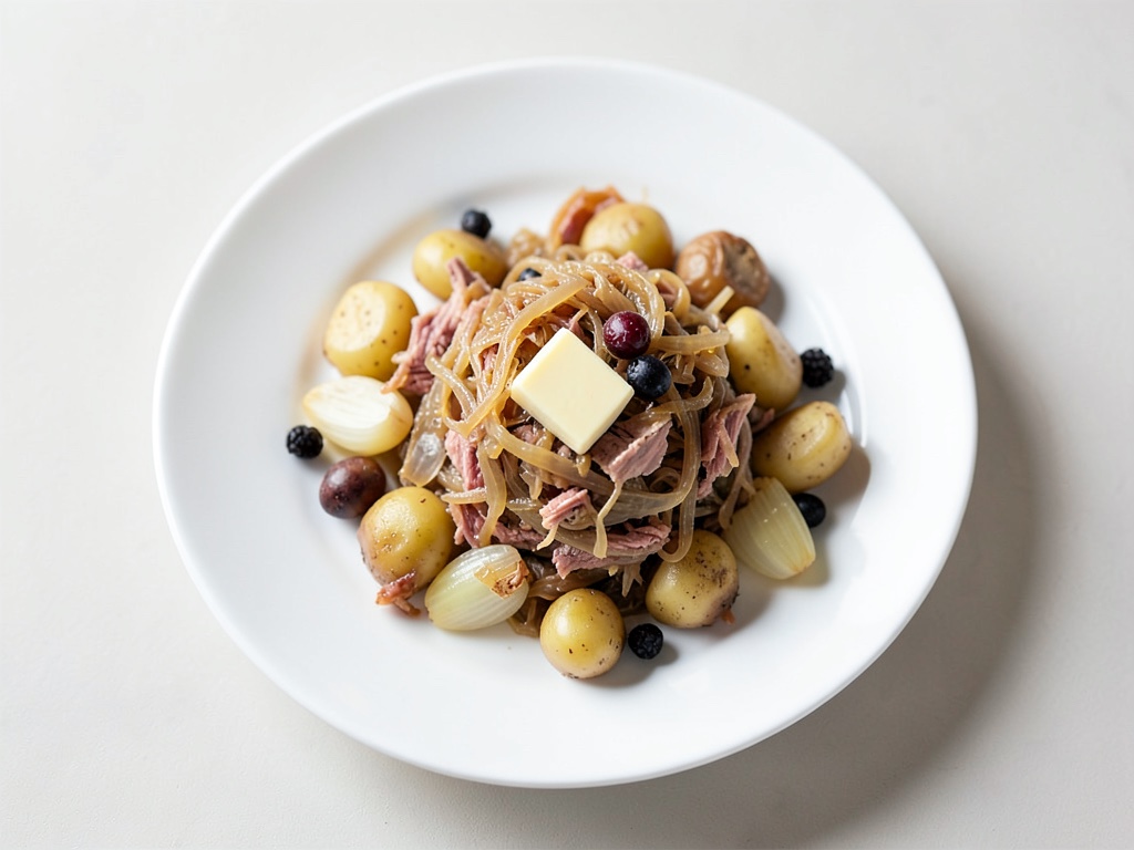 Crauti con Kassler e patate