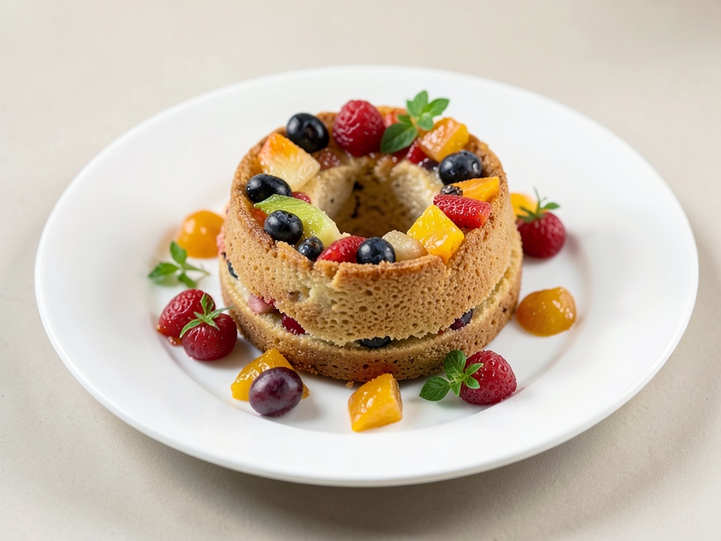 Fruchtiger Savarin-Ring
