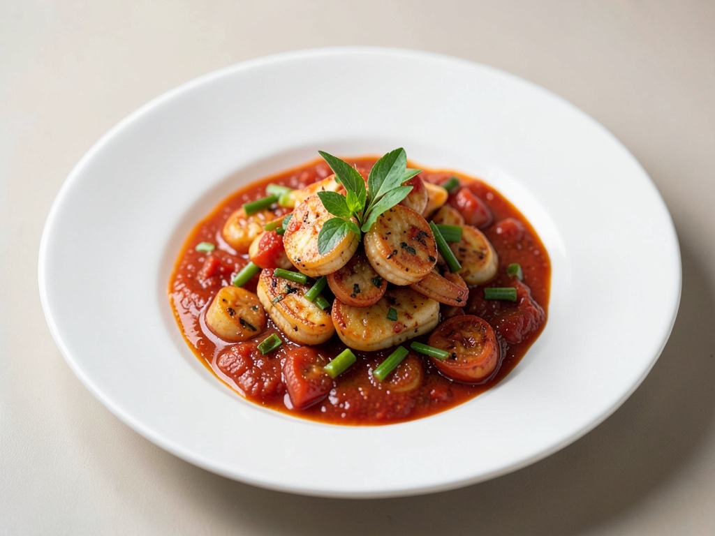 Gamberi piccanti al sugo di pomodoro