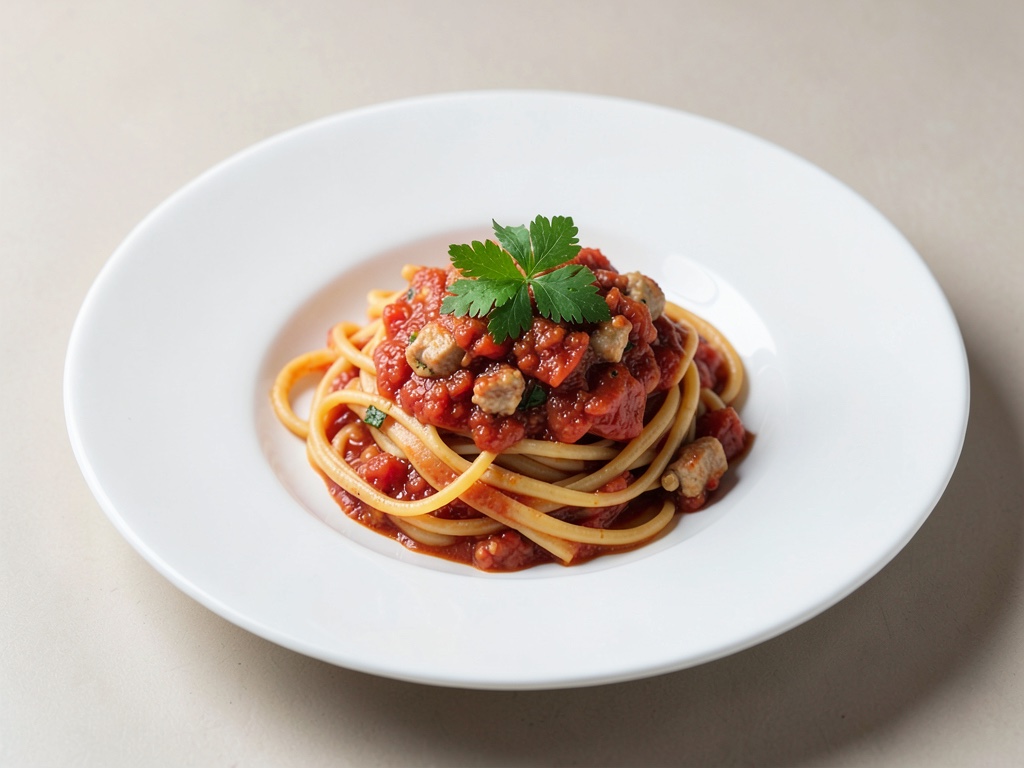 Würzige Thunfisch-Pasta mit Tomatensoße