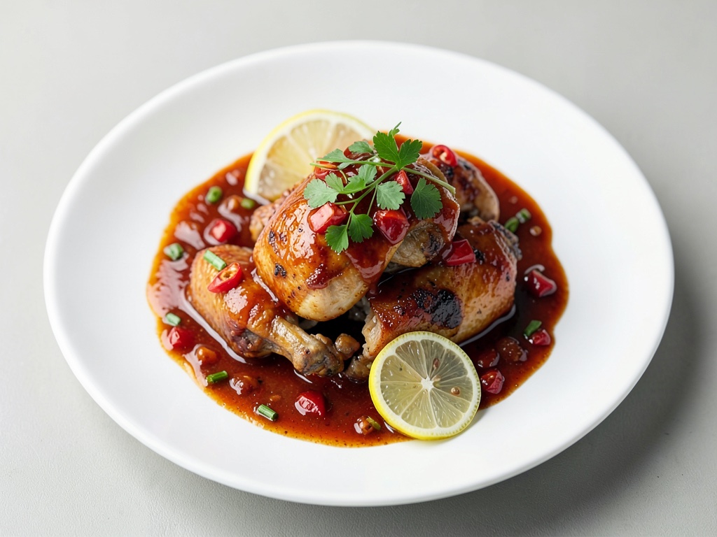 Poulet épicé au piment et au citron