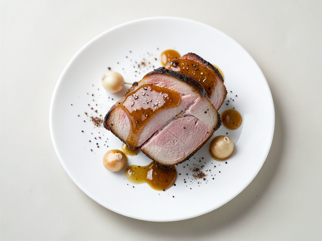 Tagliata di maiale glassata al miele