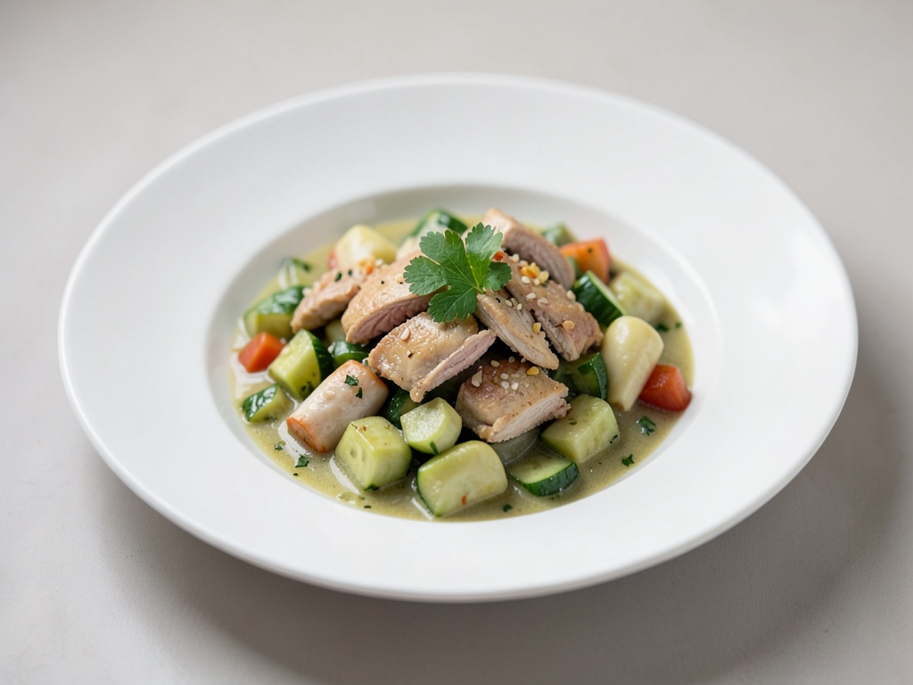 Ripieno di pollo e cetriolo veloce