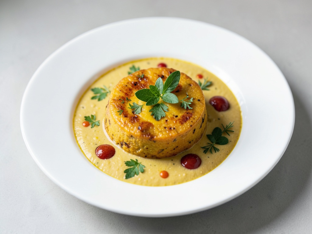 Zuppa cremosa veloce di zucca Hokkaido