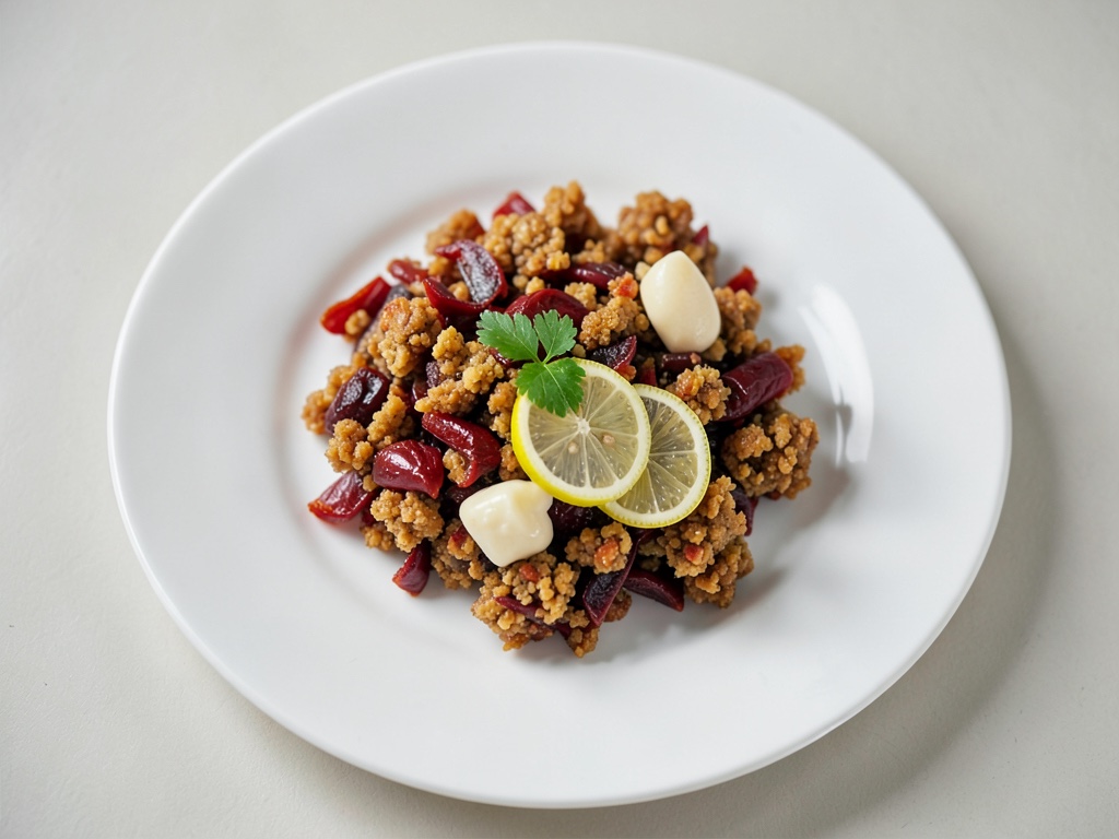 Schnelles Rhabarber-Crumble