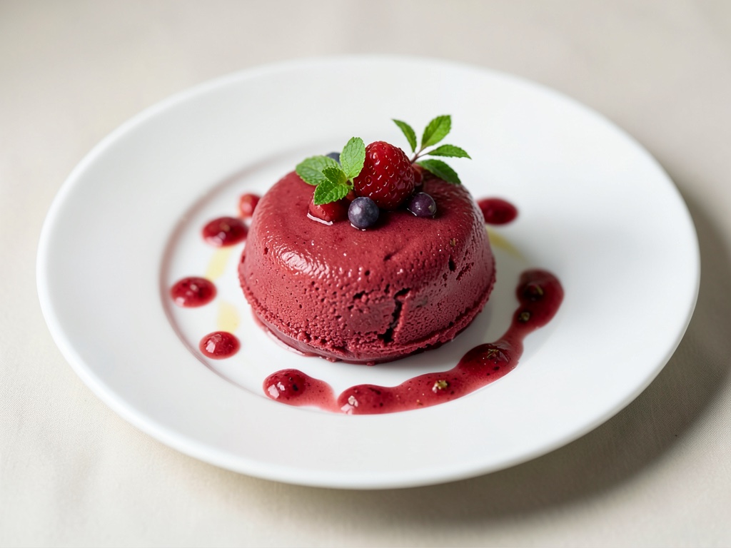 Schnelles Erdbeersorbet