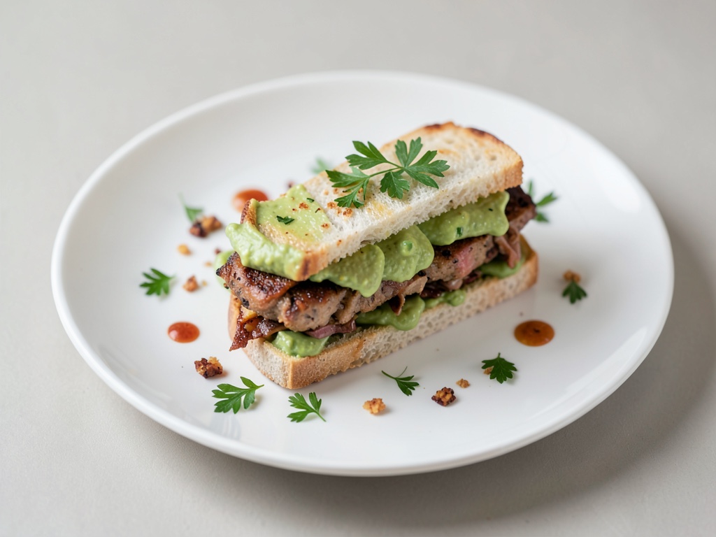 Panini con cotoletta e avocado