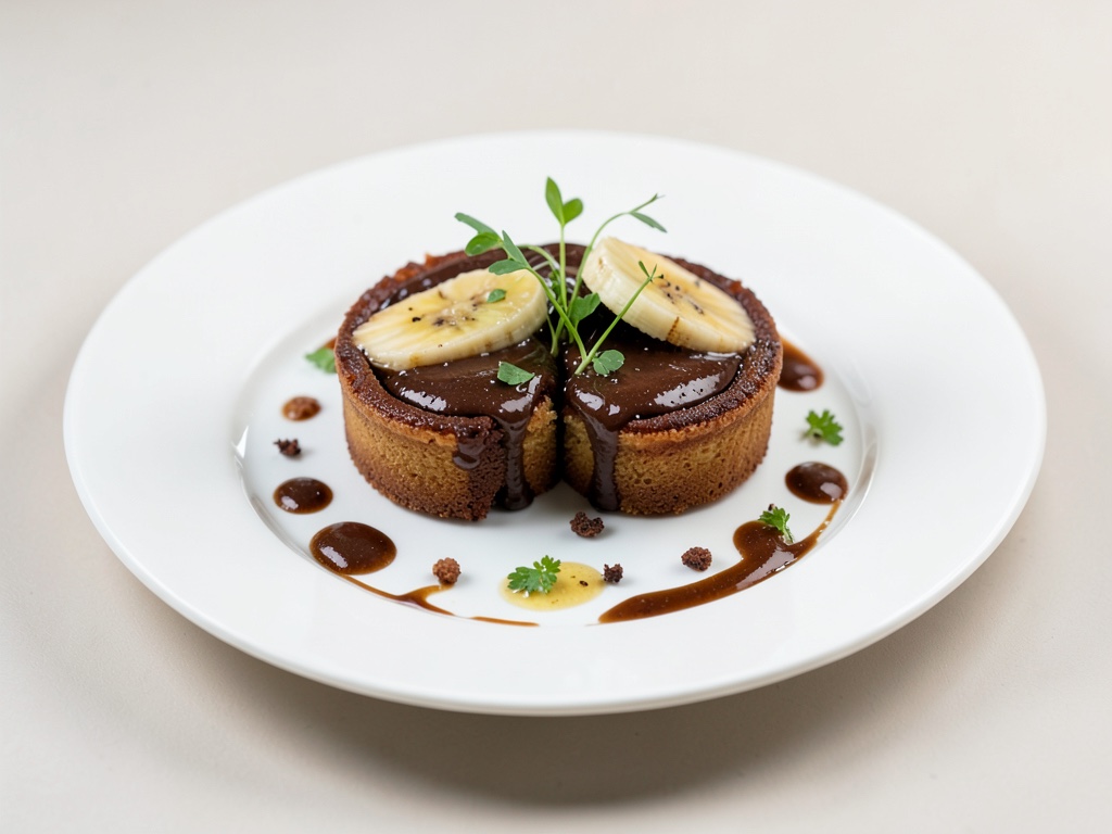 Tartellette di banana al cioccolato