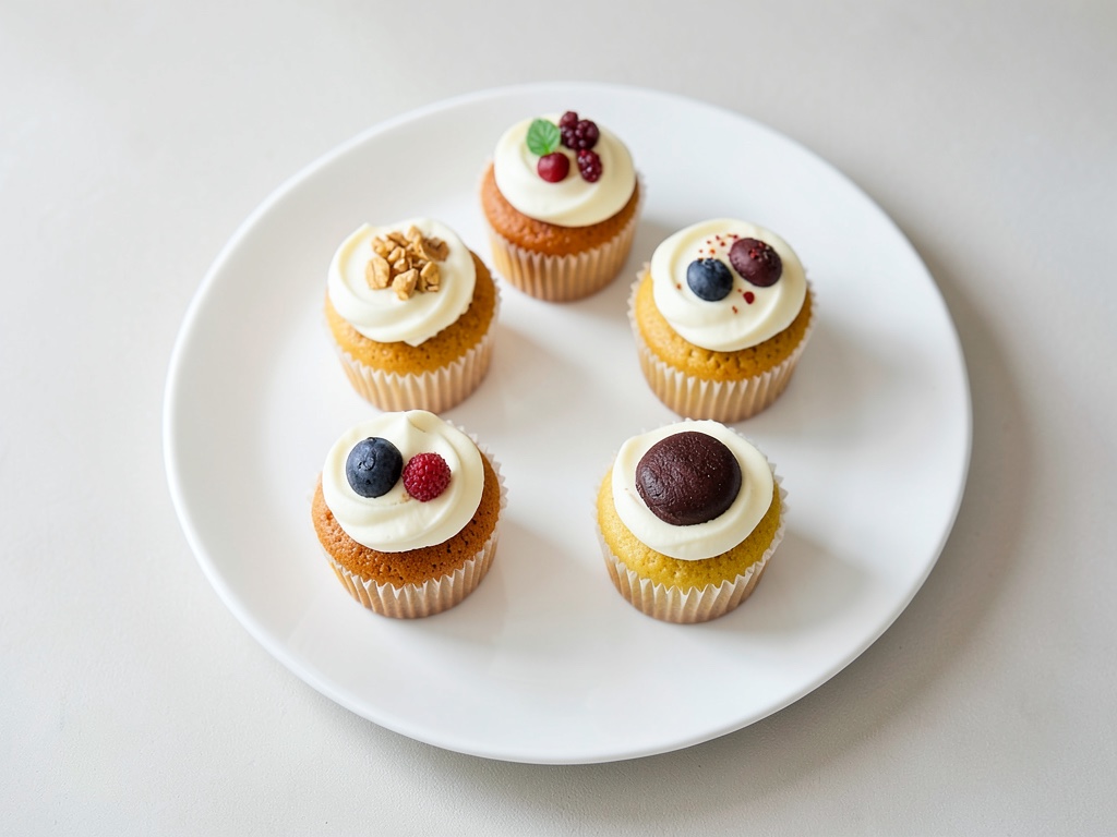 Cupcake al cioccolato con ganache alla panna
