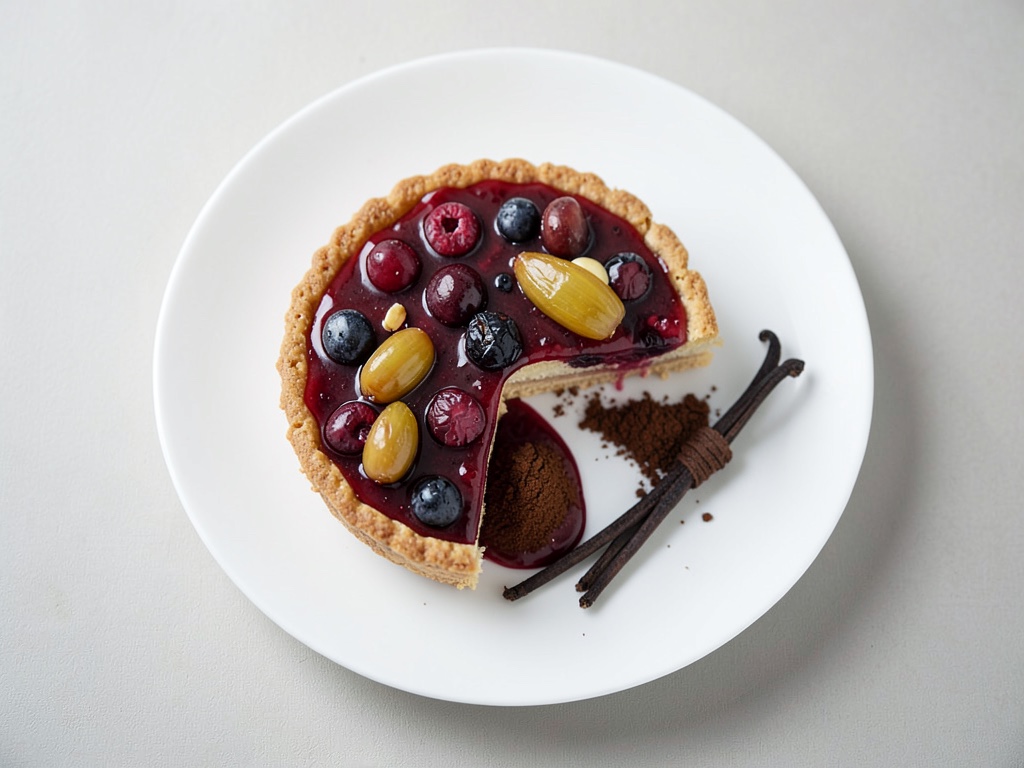 Vegane Schoko-Erdbeer-Tarte