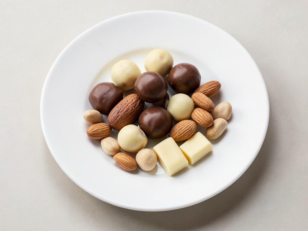 Fiori di cioccolato su stecco