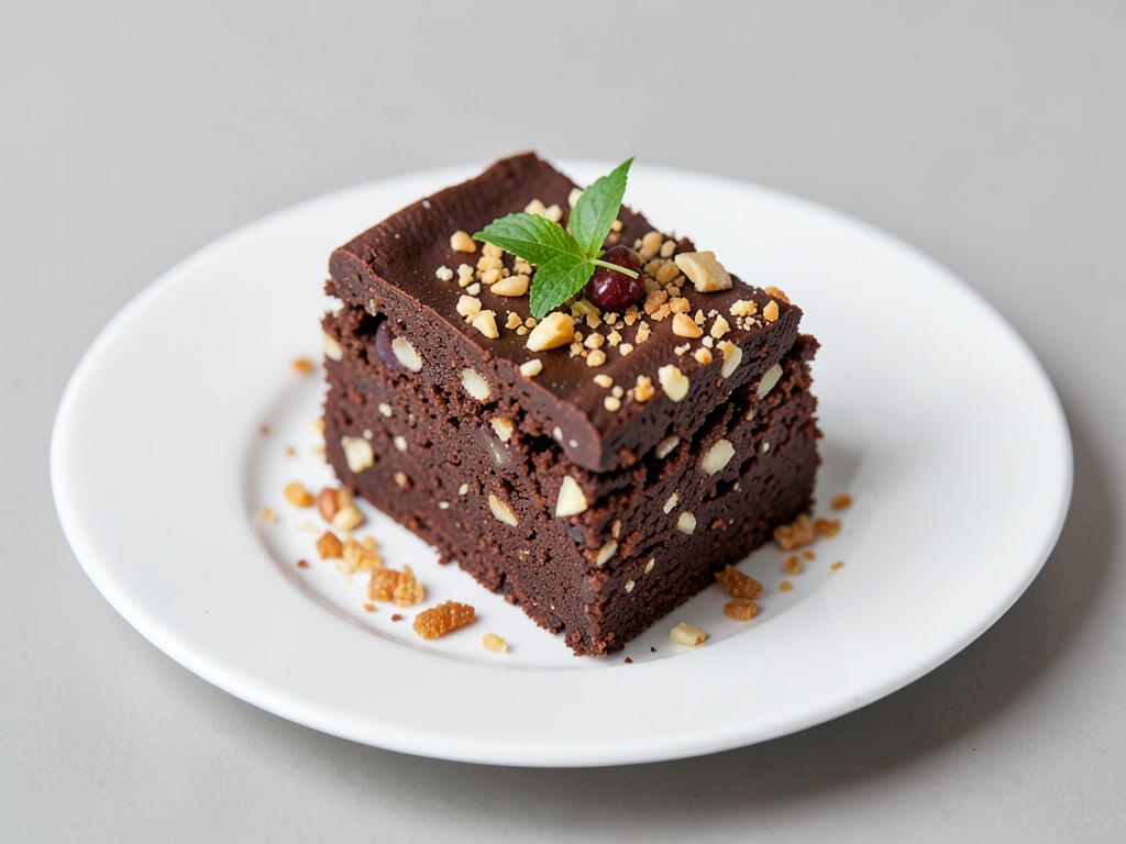 Knusprige Schoko-Nuss-Torte