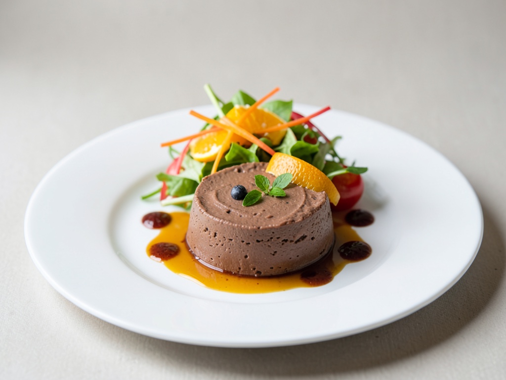 Luftige Schoko-Joghurt-Mousse mit Orangen-Salat