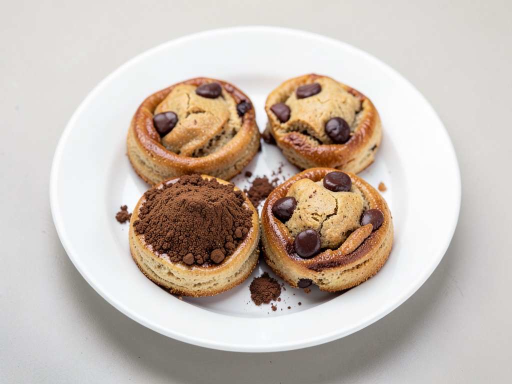 Waffle al cioccolato deliziose