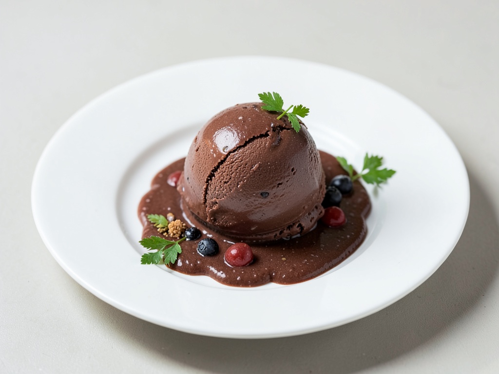 Gelato vegano al cioccolato