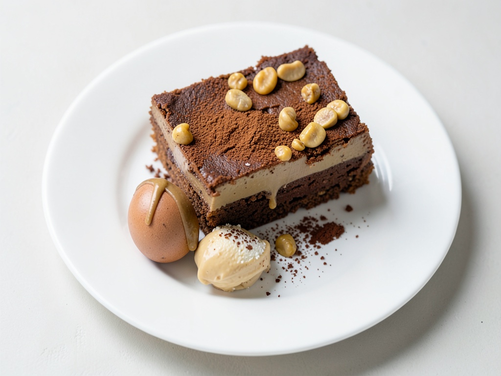 Torta al mousse al cioccolato con burro d'arachidi