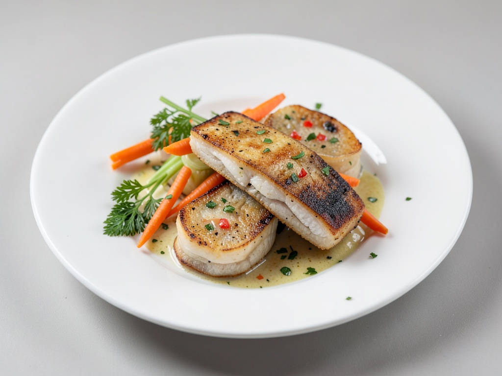 Rotoli di sogliola con finocchio e carote
