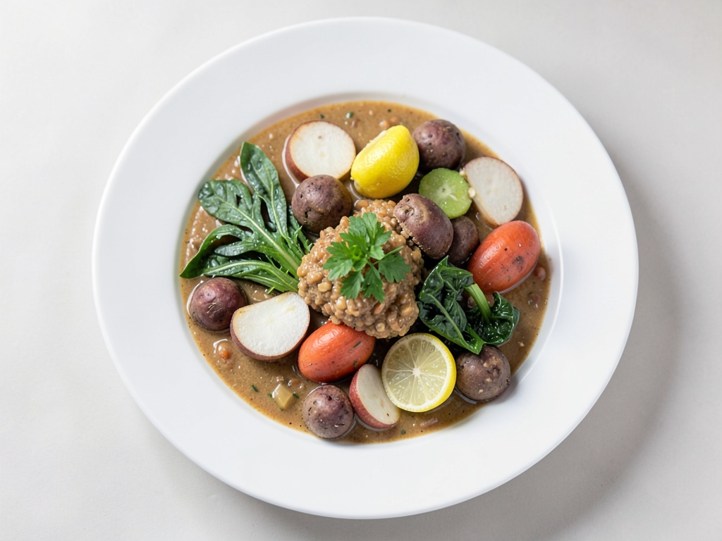 Sartén cremosa de espárragos trigueros y verduras