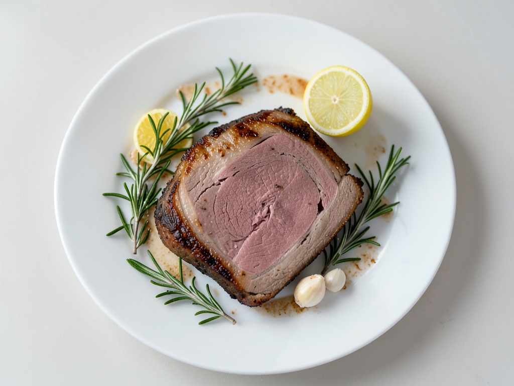 Braciola di maiale succosa al rosmarino