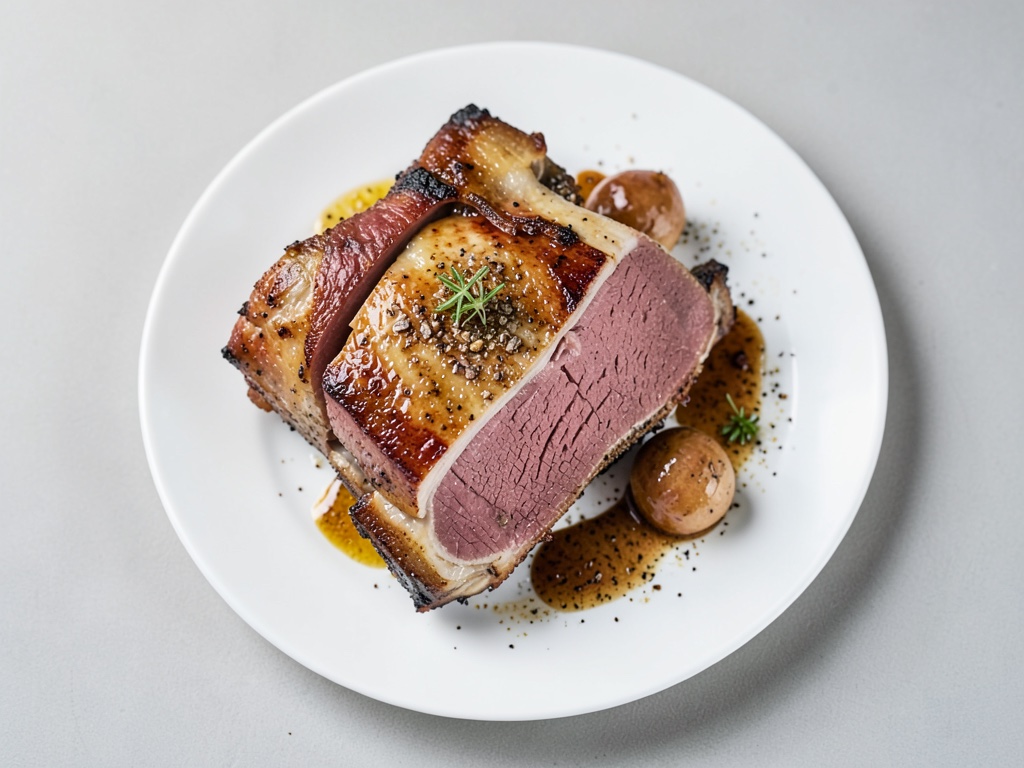 Knuspriger Schweinebraten mit Kruste