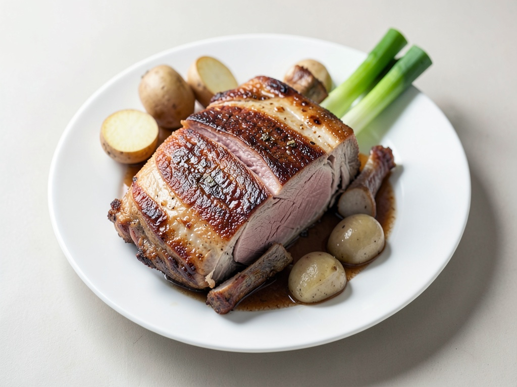 Braciola di maiale croccante con crosta
