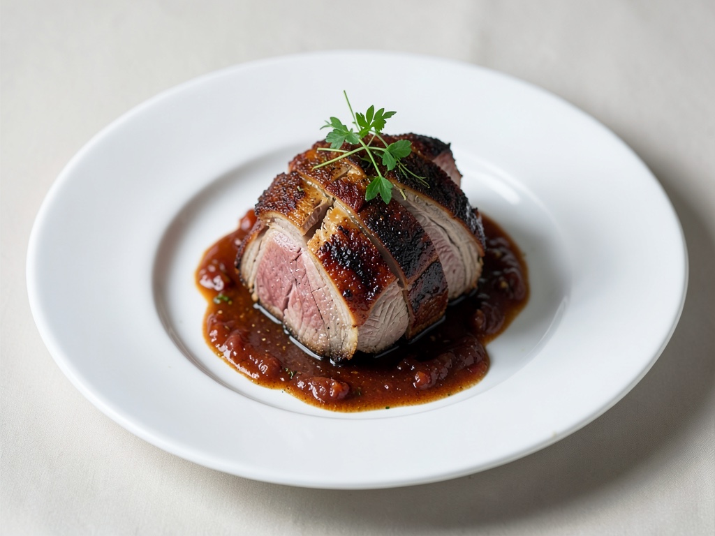 Braciola di maiale croccante con crosta