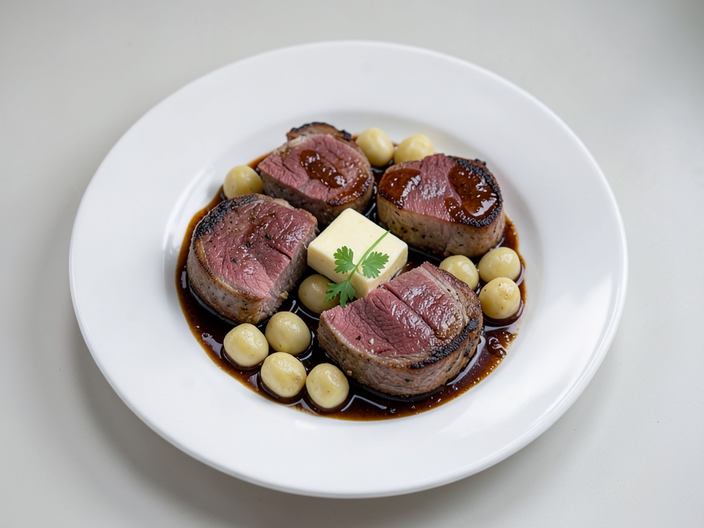 Pezzetti di filetto di maiale con gnocchi di pane
