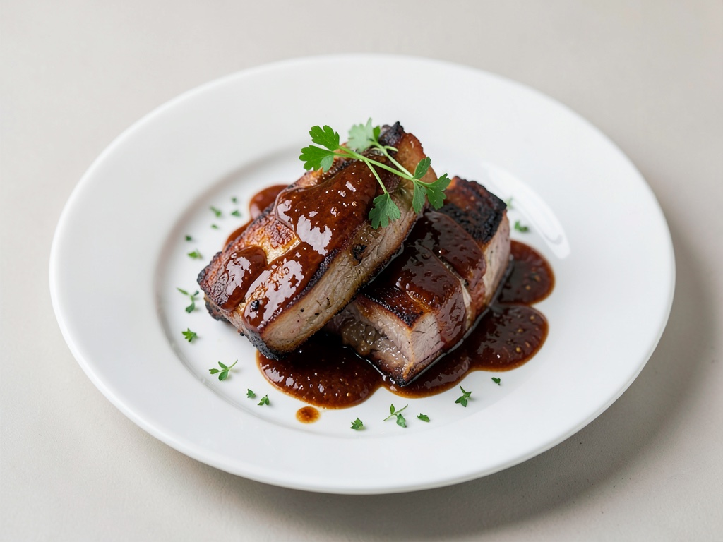 Costole di maiale alla griglia con salsa BBQ fatta in casa
