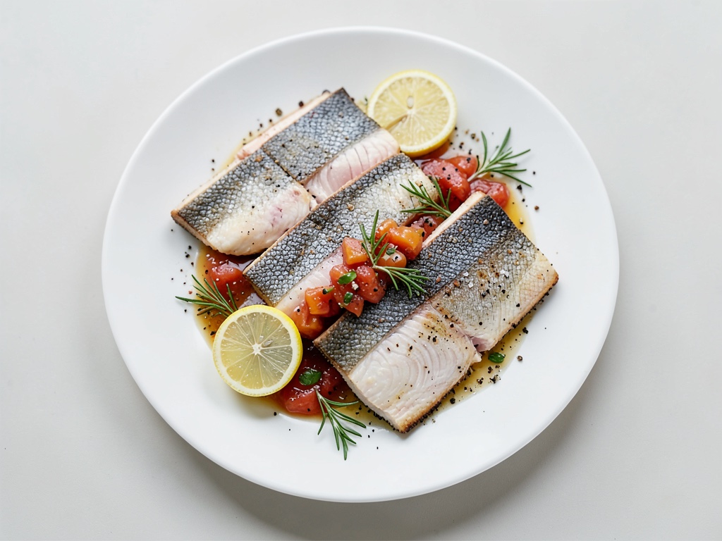 Gegrillter Schwertfisch mit frischem Melonen-Dip