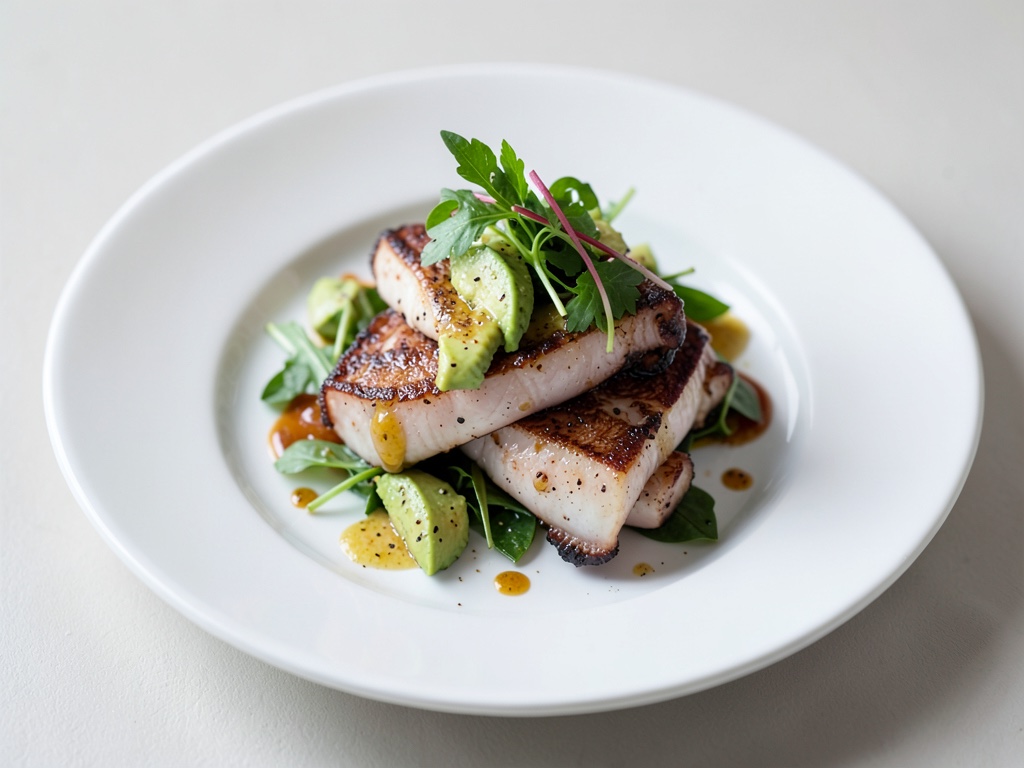 Polpo con insalata di avocado