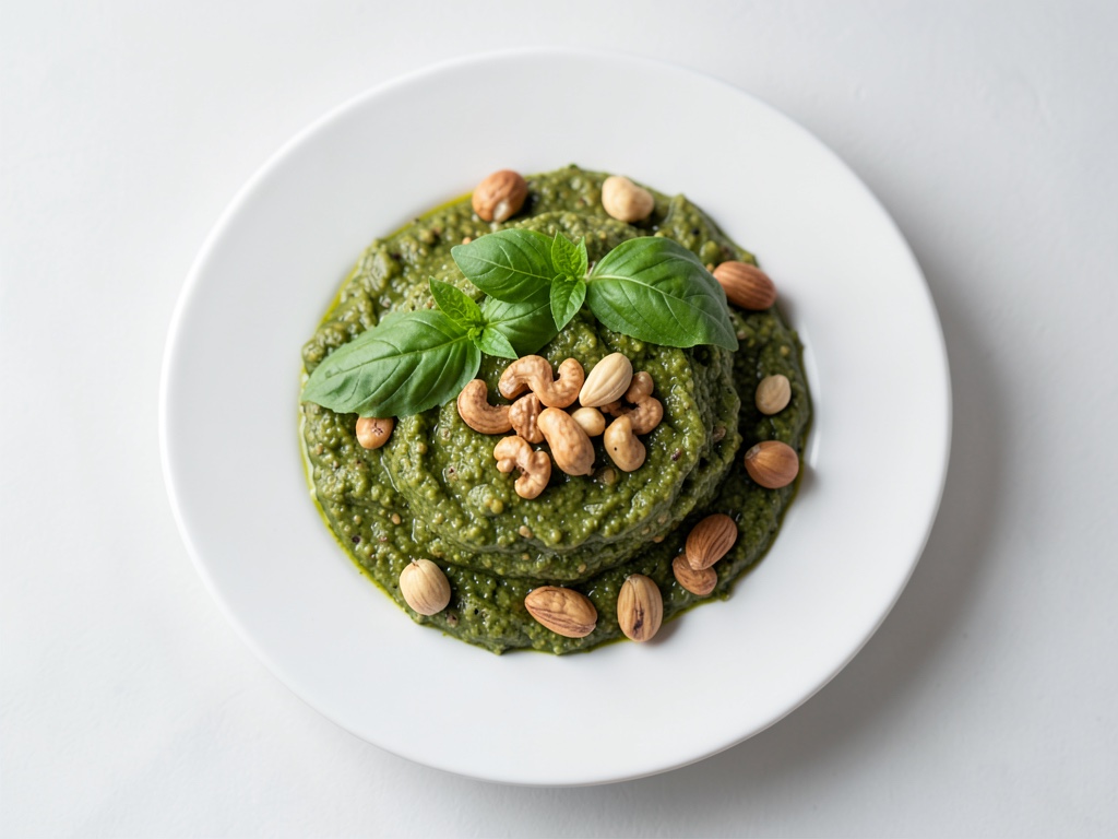 Pesto casalingo al basilico e noci