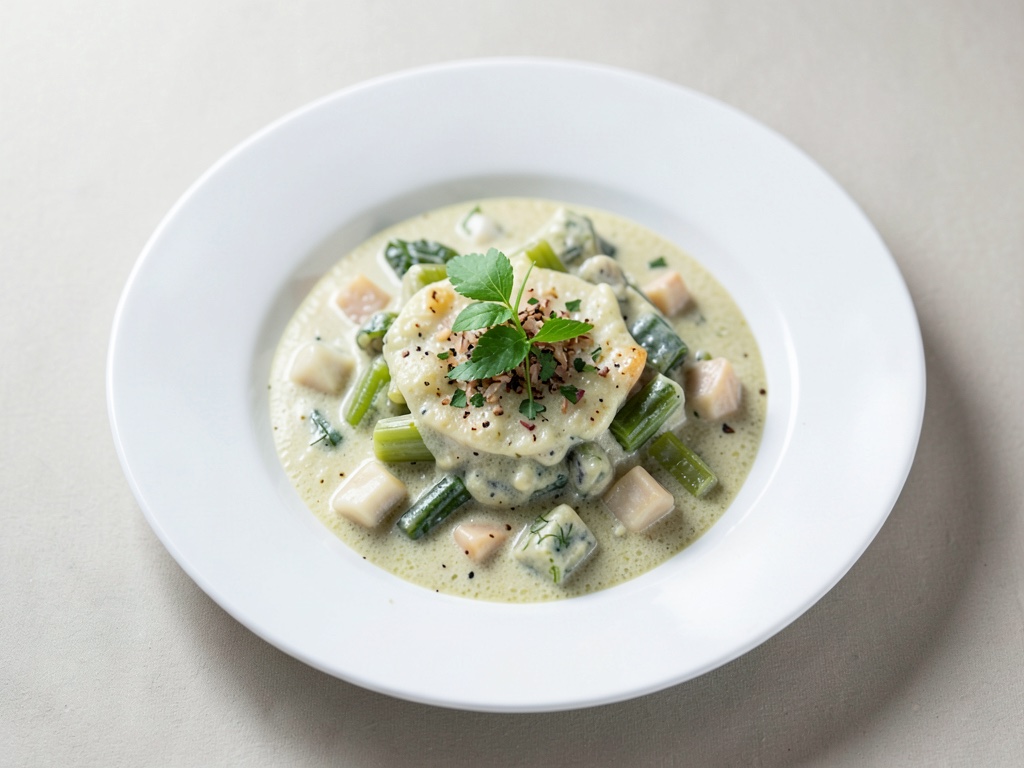 Curry cremoso al sedano e cocco