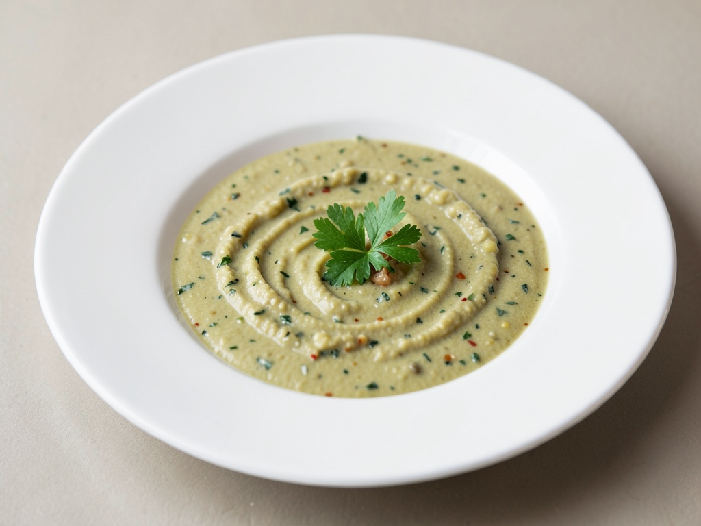 Zuppa cremosa di sedano e curcuma