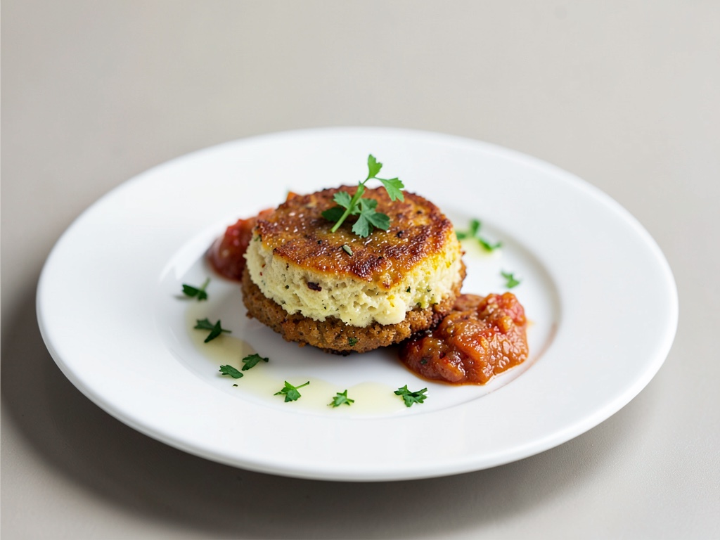 Soufflé di briciole di pane croccanti