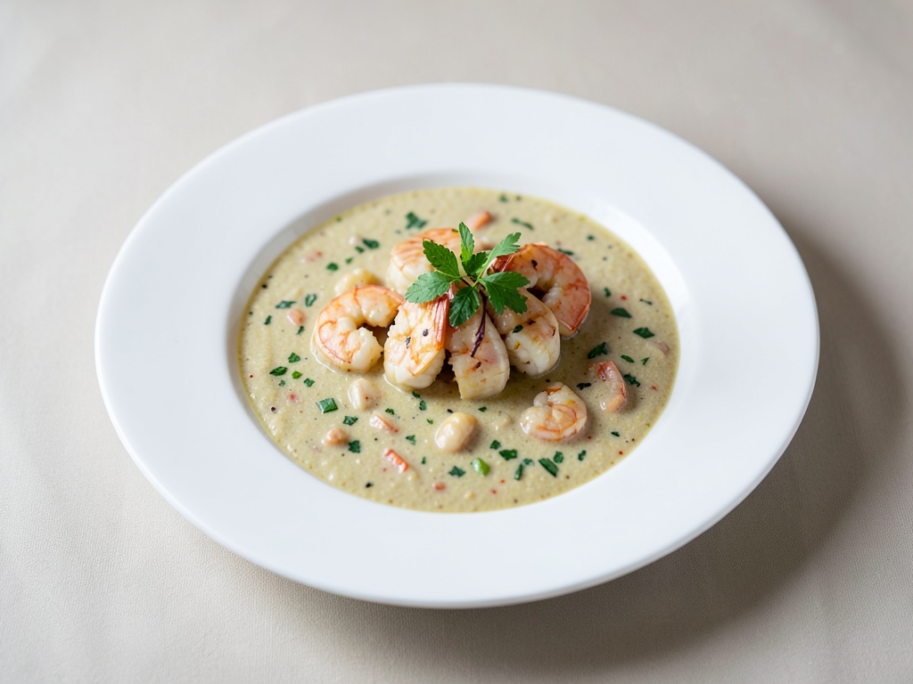 Curry cremoso ai gamberi
